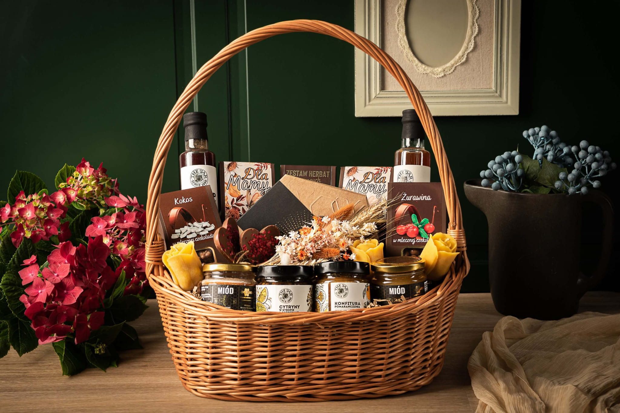 Kosz prezentowy dla mamy