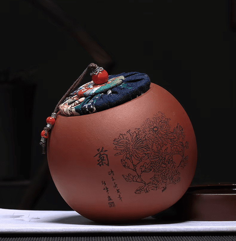 Gliniany Szczelny Pojemnik na Herbatę 500 ml dla Koneserów Smaku - obrazek 12