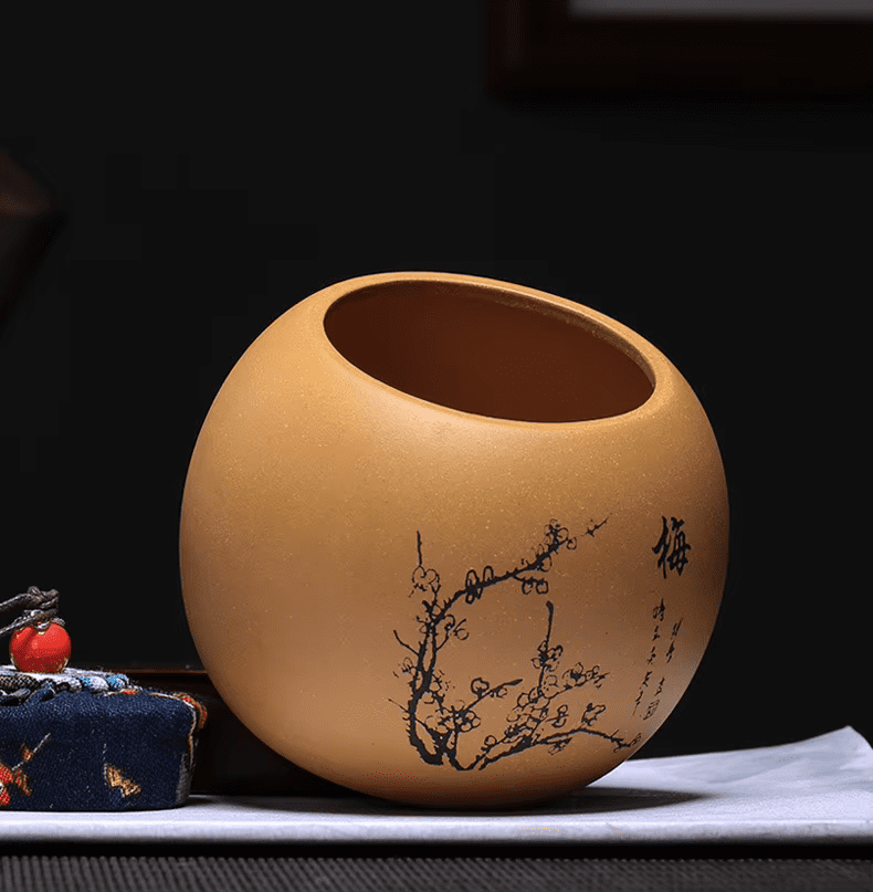 Gliniany Szczelny Pojemnik na Herbatę 500 ml dla Koneserów Smaku - obrazek 6