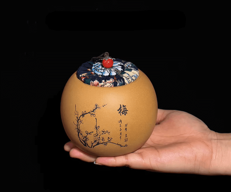 Gliniany Szczelny Pojemnik na Herbatę 500 ml dla Koneserów Smaku - obrazek 4