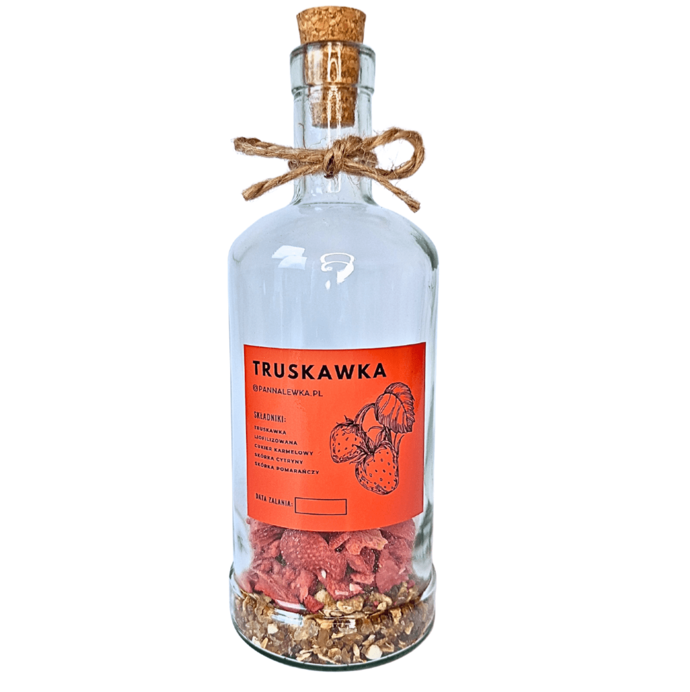 Zestaw do nalewki TRUSKAWKA