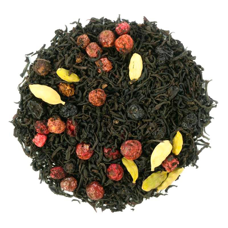 Herbata Hollyłódzka - Intensywny smak czarnej cejlońskiej herbaty z dodatkiem porzeczek