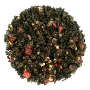 Czerwona porzeczka i liście herbaty - Idealne połączenie