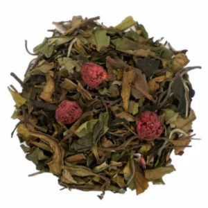 Biała herbata Pai Mu Tan z malinami - Wyjątkowe doznanie smakowe