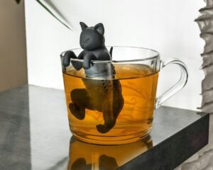 Zaparzacz do herbaty w kształcie kotka - nieodłączny towarzysz miłośników herbaty