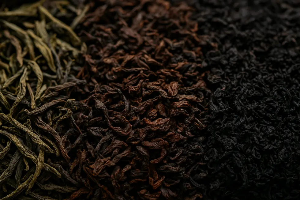 Kubek herbaty Pu-erh, podkreślający jej zdrowotne właściwości.