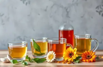 Multiple types of tea on a table, depicting their collective skin health benefits.