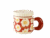 Ceramiczny Kubek z Pokrywką (400 ml) – Kolorowy Design dla Miłośników Herbaty