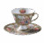Bogato Zdobiona Filiżanka z Porcelany 200 ml – Luksusowy Akcent do Twojej Herbaty