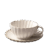 Elegancka filiżanka 220 ml z porcelanowym spodkiem – stylowa herbata i kawa