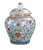 Emaliowany ceramiczny słoik na herbatę – stylowy pojemnik 850 ml do ozdoby i przechowywania