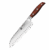 Profesjonalny nóż Santoku 18,2 cm – niemiecka stal i drewniana rączka dla szefa kuchni