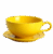 Filiżanka cappuccino 240 ml ze spodkiem – 4 kolory, porcelana eco-friendly