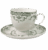 Retro Porcelanowa Filiżanka 220 ml – Klasyczny Urok w 3 Kolorach